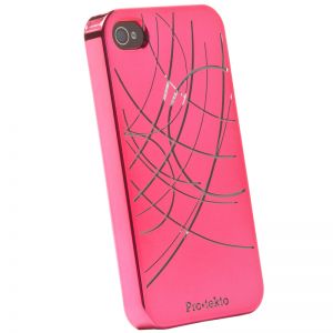 Чехол Reflekt Pro-tekto Coffee Rings Case Hot Pink for iPhone 4 (PT1001)